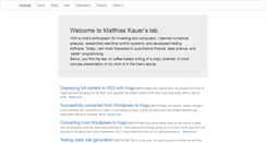 Desktop Screenshot of matthiaskauer.com